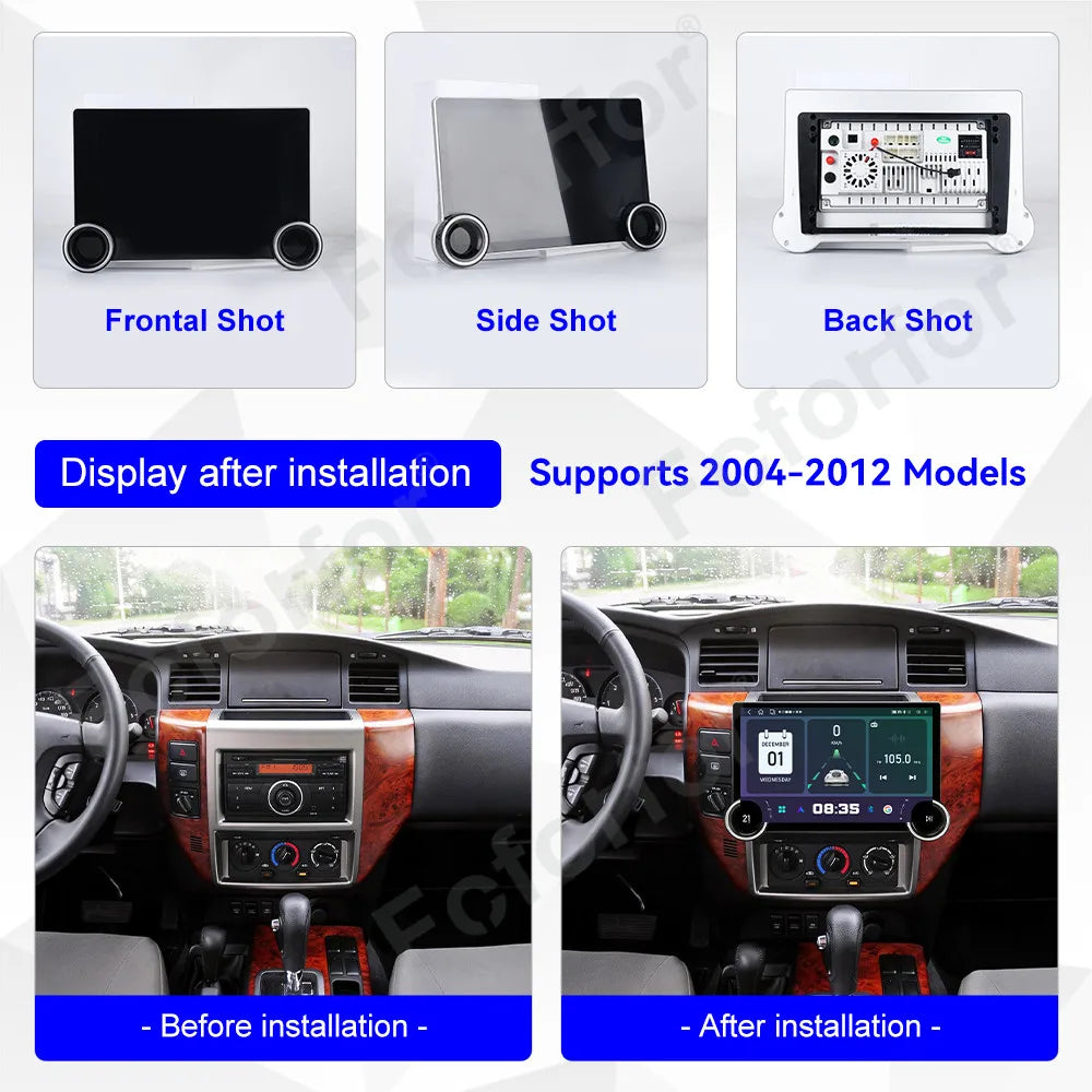 Luxury Vision Pro 11.5 Inch Android 15 Full HD Touch Wireless CarPlay GPS Navi Stereo Head