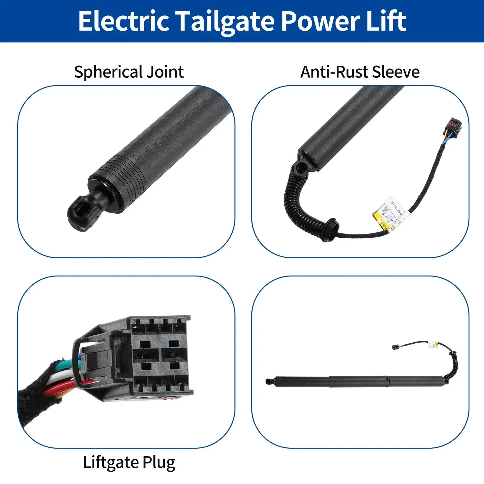 For 2018-2021 A1 Volkswagen T-ROC Tailgate Support Rod Rear Tailgate Strut Electric Suppor | AUTOKITSHOP