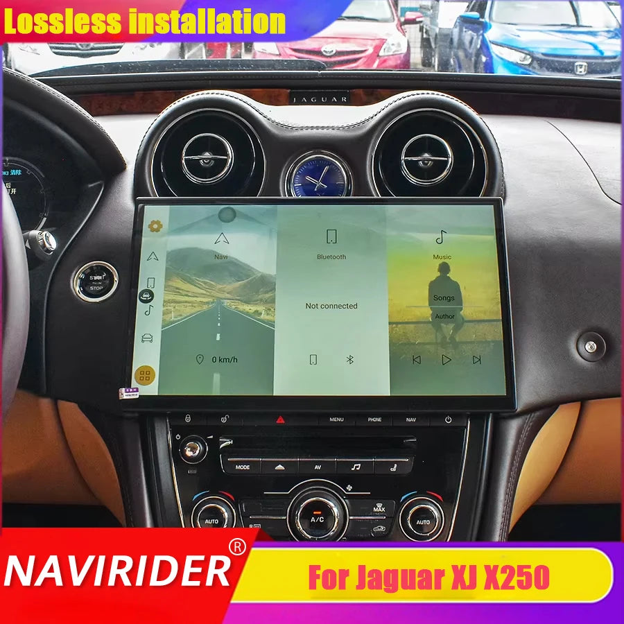 13.3" Android 14 For Jaguar XJ 2008-2015 X250 Screen Car Radio Navigation 4G HU WIFI Multi | AUTOKITSHOP