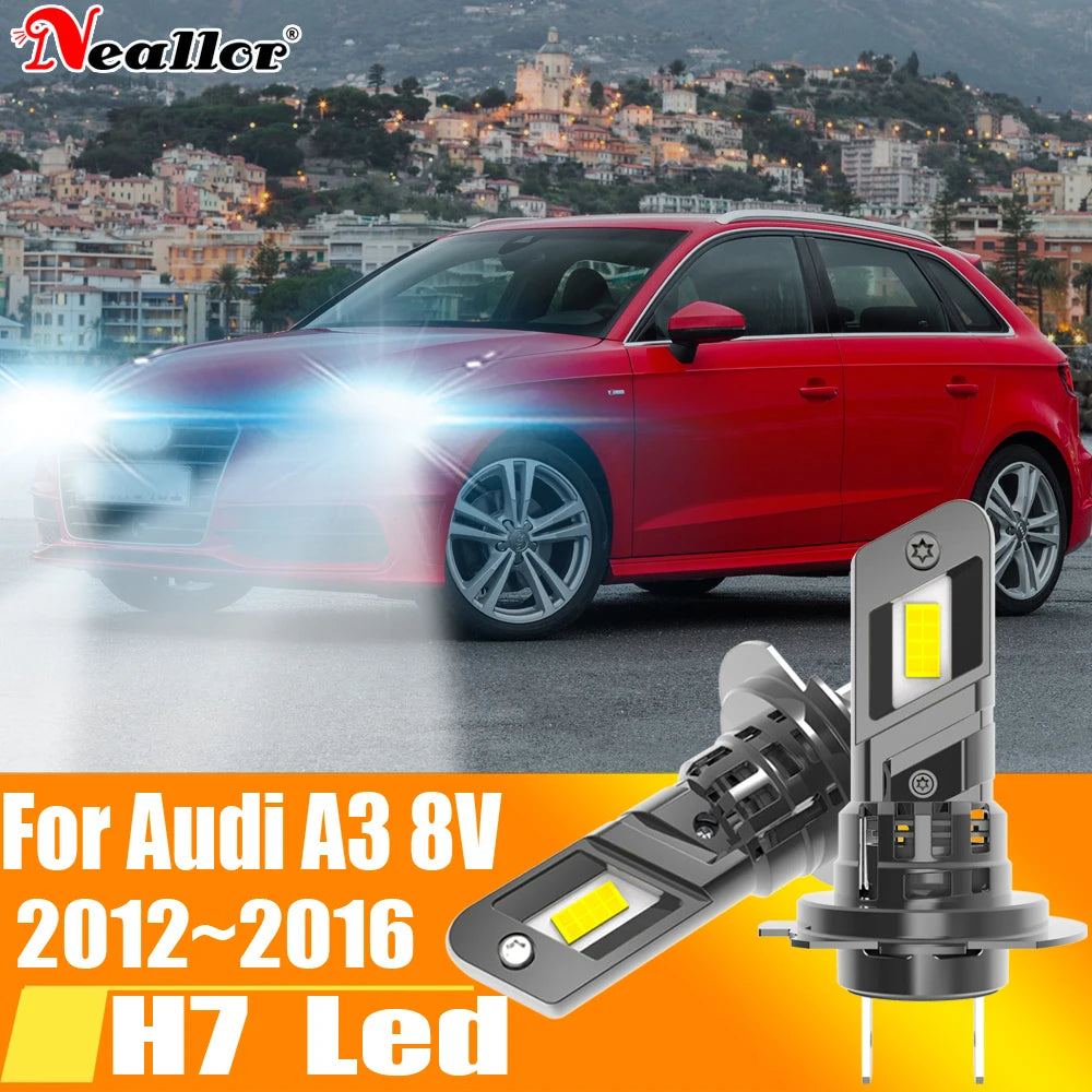 High Power H7 Led Headlight Canbus No Error H18 Car Bulb 6000K White Light Moto Diode Lamp