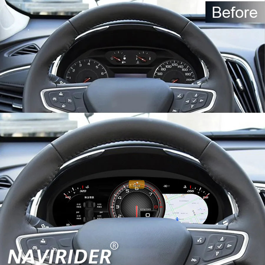Digital Cluster For Chevrolet Malibu XL Xl 2015-2022 Lcd Dashboard Instrument Panel Speed  | AUTOKITSHOP