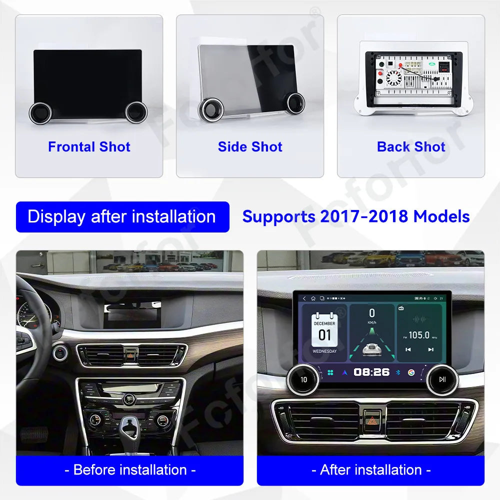 Luxury Edition HD Large Touch Display Android 15 11.5 Inch Wireless CarPlay GPS Navigation