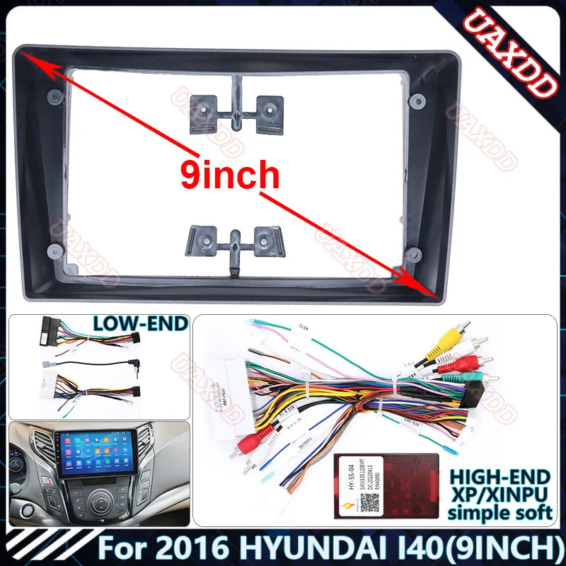 For 2016 HYUNDAI I40 9INCH Car Radio Android Stereo Audio Screen Multimedia Video Player N