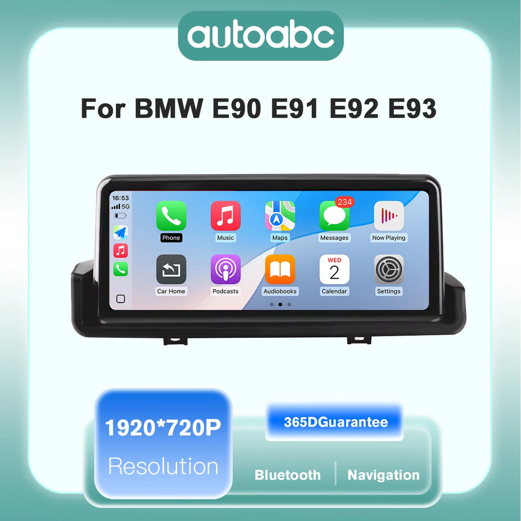 10.25“Wireless Carplay Android auto Multimedia Player Car Radio For BMW 3 Series E90 E91 E | AUTOKITSHOP