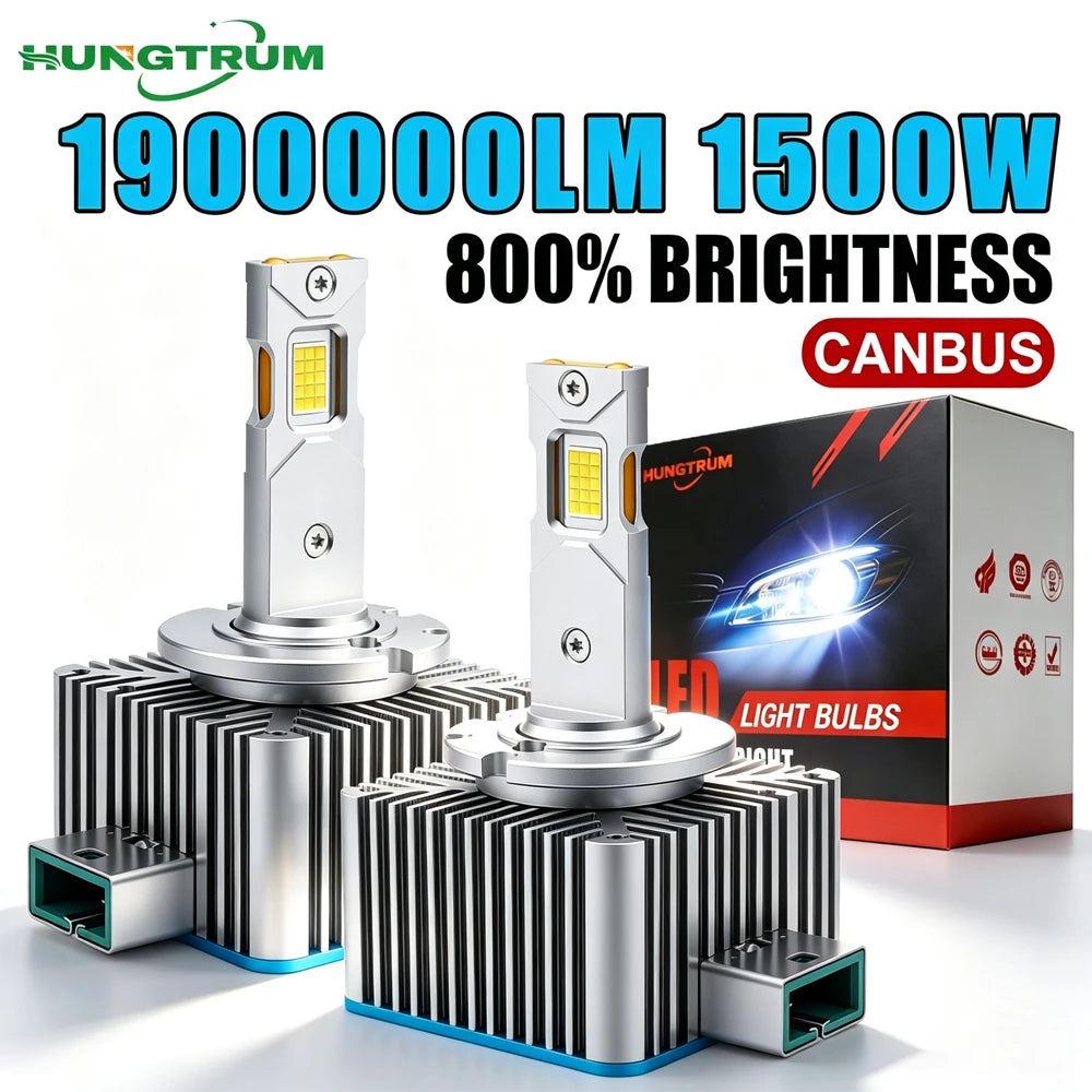 D1S D3S LED Headlight Super Bright 1:1 HID Lamps CANBUS Car Lights D2S D4S D1R D3R D2R D4R