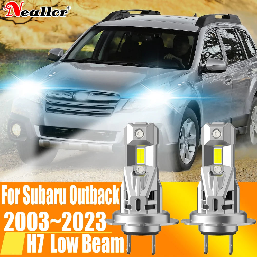 2x High Power H7 Led Headlight Canbus H18 Car Bulb 6000K White Light Moto Turbo Diode Lamp