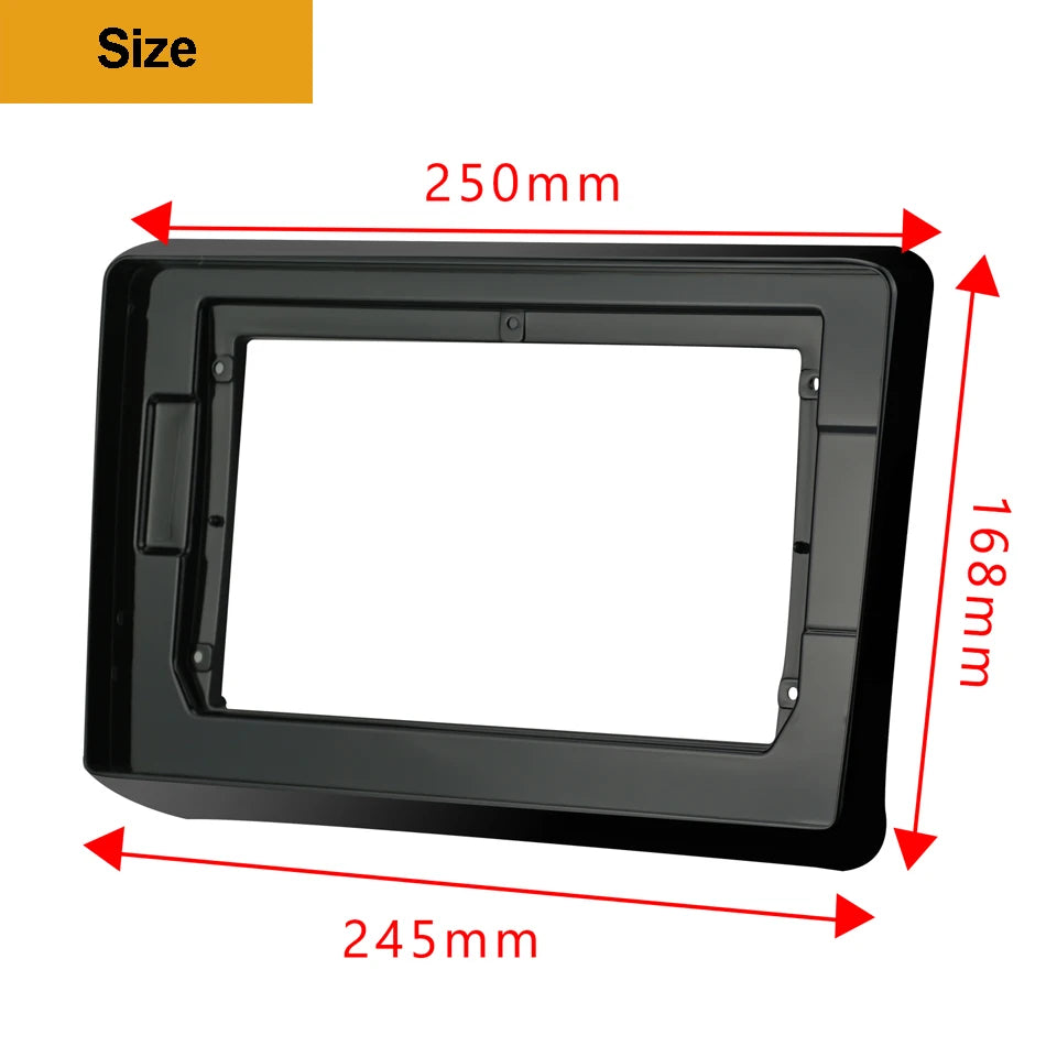 1/2Din Car DVD Frame Audio Fitting Adaptor Dash Trim Kits Facia Panel 9inch For Honda XRV/