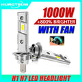 H1 H7 CANBUS Bulb 1200000LM Super Bright 6000K Cool White Led Automobile Lamps Plug And Pl