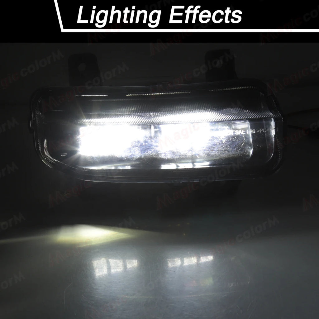 DLAA For Dodge Ram 1500 2019 2020 2021 2022 2023 2024 LED Car Fog Lamps Front Bumper Headl | AUTOKITSHOP