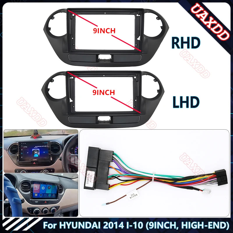 For HYUNDAI 2014 I-10 9INCH HIGH-END Car Radio Android Stereo Audio Screen Multimedia Vide