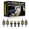 LED Interior Light Kit for SKODA Superb MK123 3U4 3T4 3T5 3V3 3V5 - Canbus Error-Free Bulbs | AUTOKITSHOP
