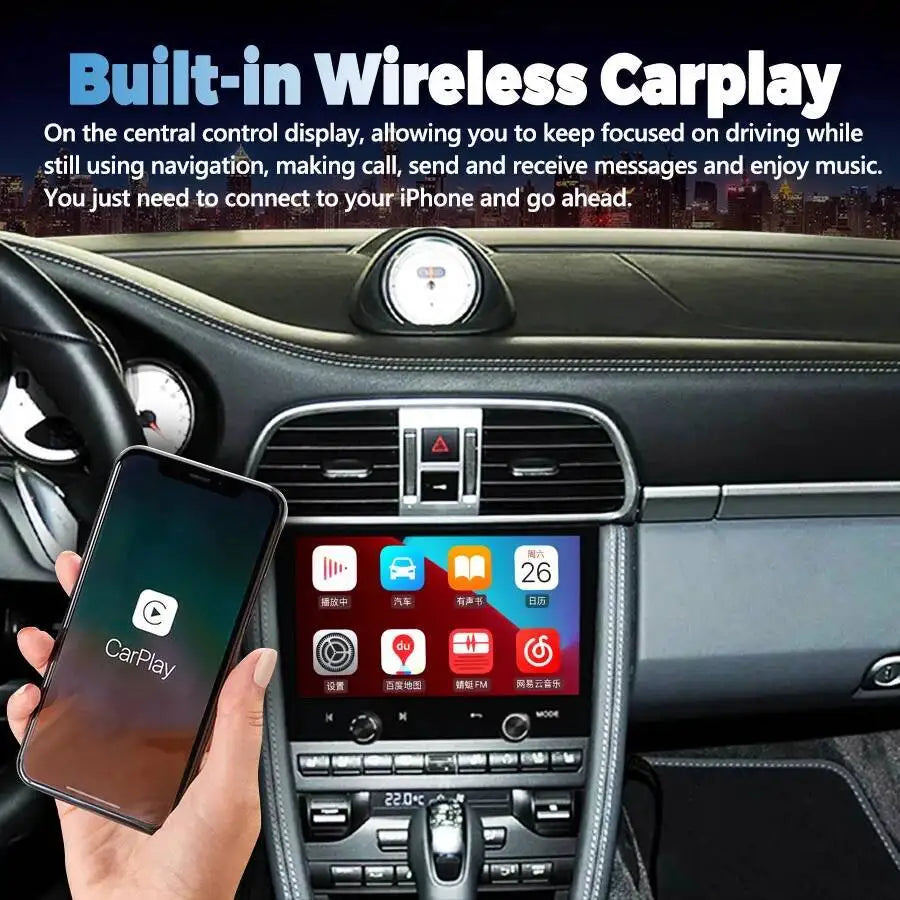 Car Multimedia Video Player Head Unit DSP For Porsche Carman 2005-2012 Android 15 GPS DSP