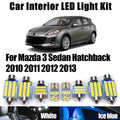 9-Piece LED Interior Light Kit for Mazda - Canbus Error-Free Interior Bulbs