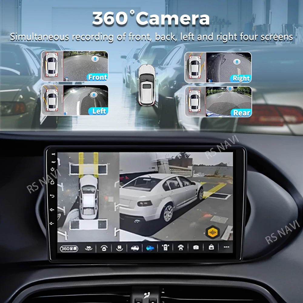 Android 16 For Fiat Tipo Egea Dodge Neon 2015-2018 2K QLED Stereo Car Radio Multimedia Vid