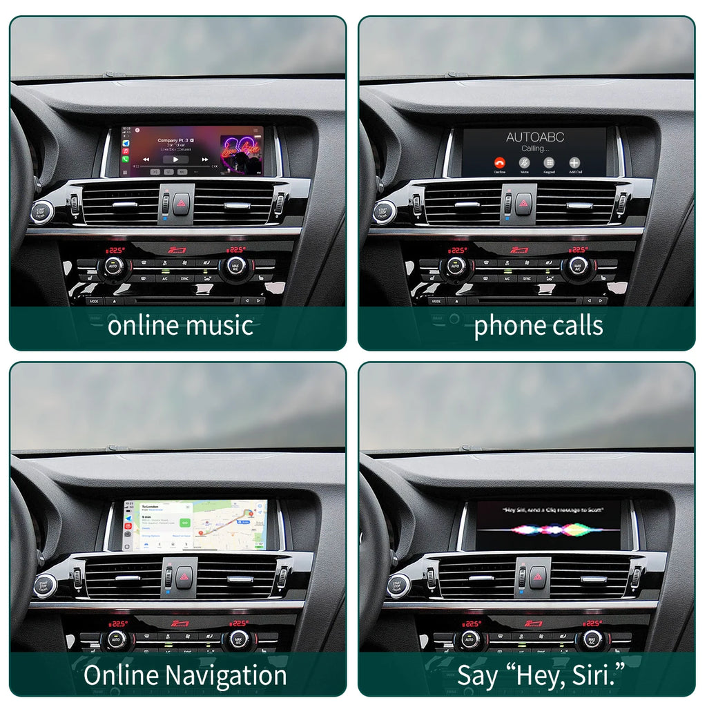 Wireless CarPlay & Android Auto Mirror Link Functions Decoder For BMW NBT CIC System X3 F2 | AUTOKITSHOP