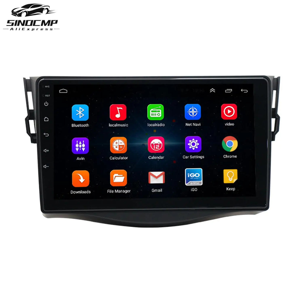 CarPlay 9 Inch Wireless Stereo Radio With Camera 2+32G DC 12V Android AUTO Bluetooth FM Fo