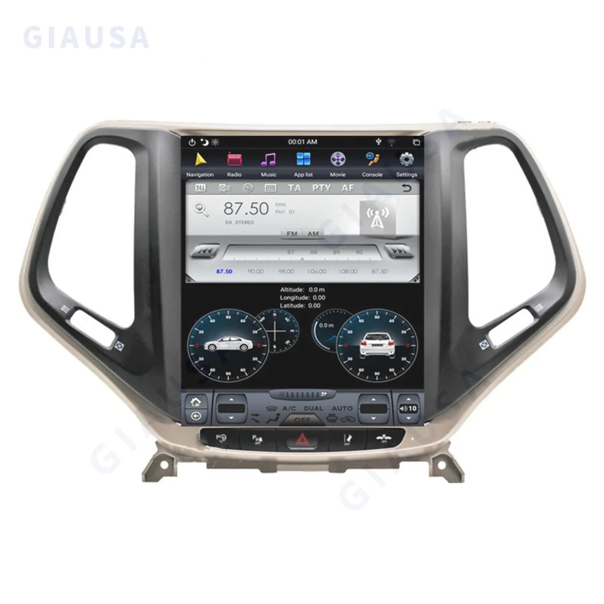 Android 13 8G+128G For Jeep Grand Cherokee 2014 2015 2016 2017 2018 Car Radio Multimedia P