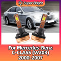 90W Car Auto LED Headlights D2S 1:1 HID Bulb Headlamp For Mercedes-Benz C-CLASS (W203) 200