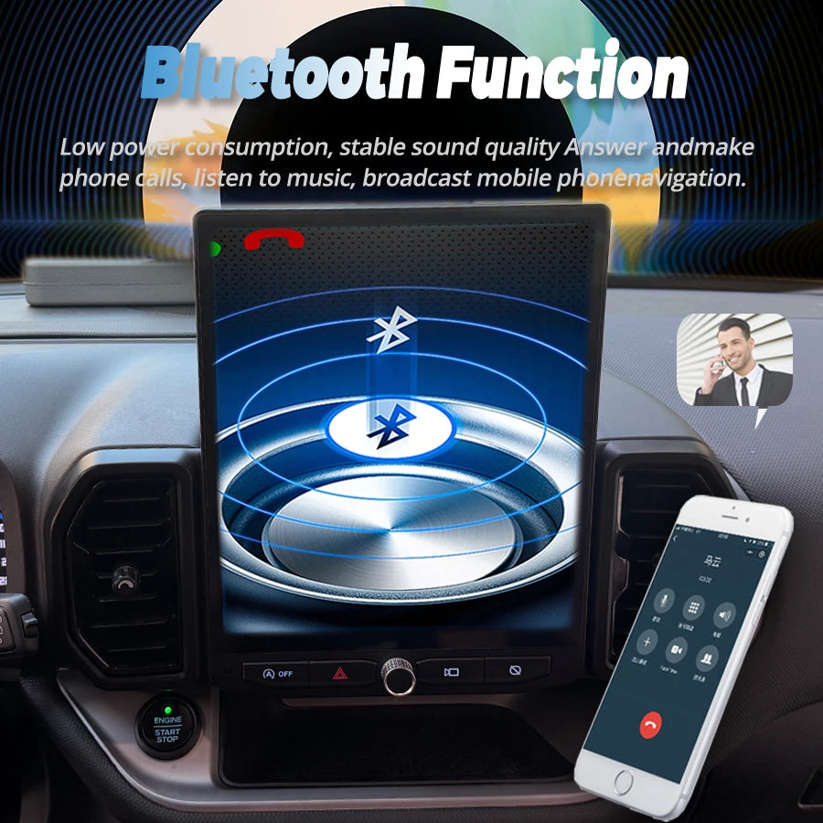 12" Dual System For Ford Bronco Sport 2021 2022 2023 2024 2025 Multimedia Player Navigatio | AUTOKITSHOP