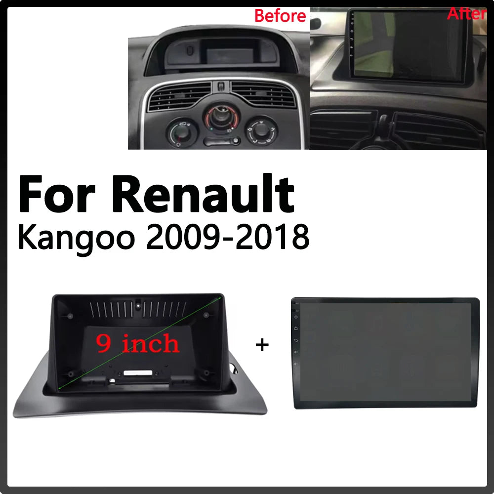 Car Radio Android OS For Renault Kangoo 2009 2010 - 2018 Wireless Carplay Multimedia Video | AUTOKITSHOP