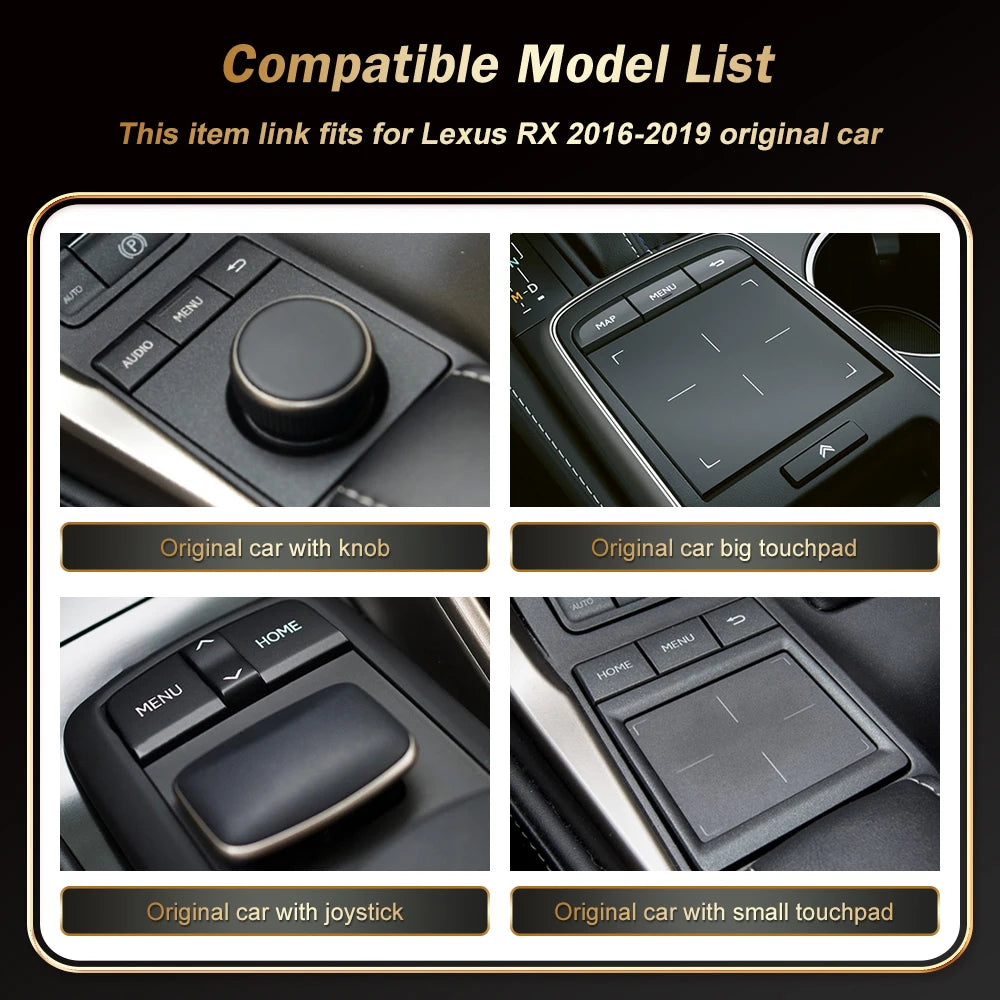 Wireless CarPlay for Lexus RX 2016-2019, with Android Auto Mirror Link AirPlay Car Play Fu