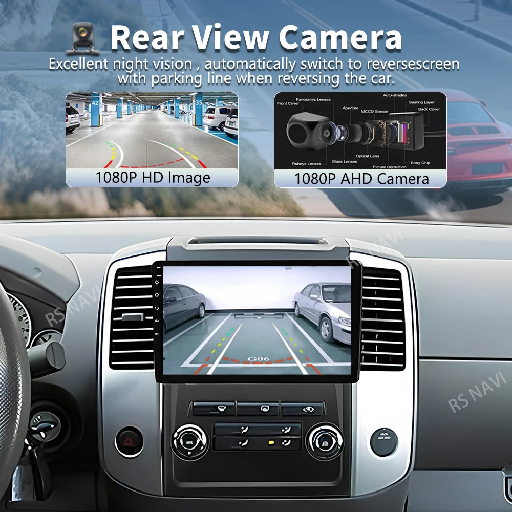 Android 16 Carplay Car Radio For Nissan Frontier 2009-2012 For Nissan Xterra 2 N50 2008-20