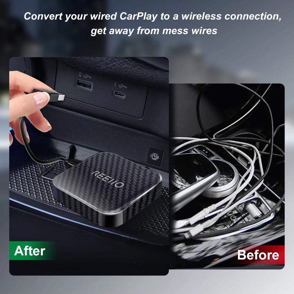 2025 Smart Mini AI Box Wireless Carplay Adapter Android Auto For Toyota VW Mazda Haval Hyu