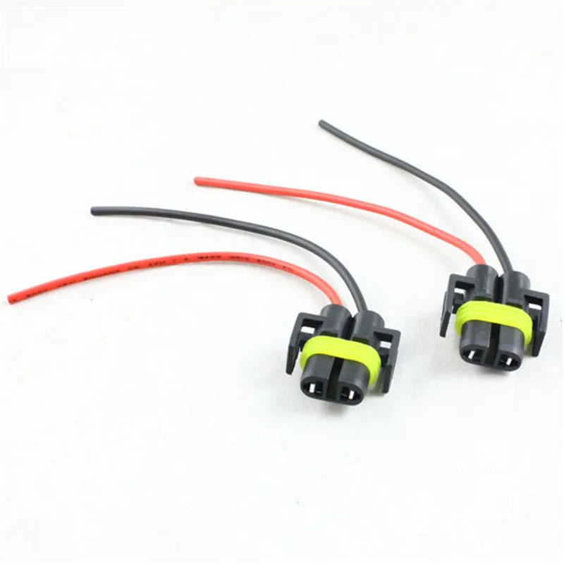 H8 H11 HID LED bulb holder H8 881 Xenon LED fog light bulb H11 H8 connector socket Wiring