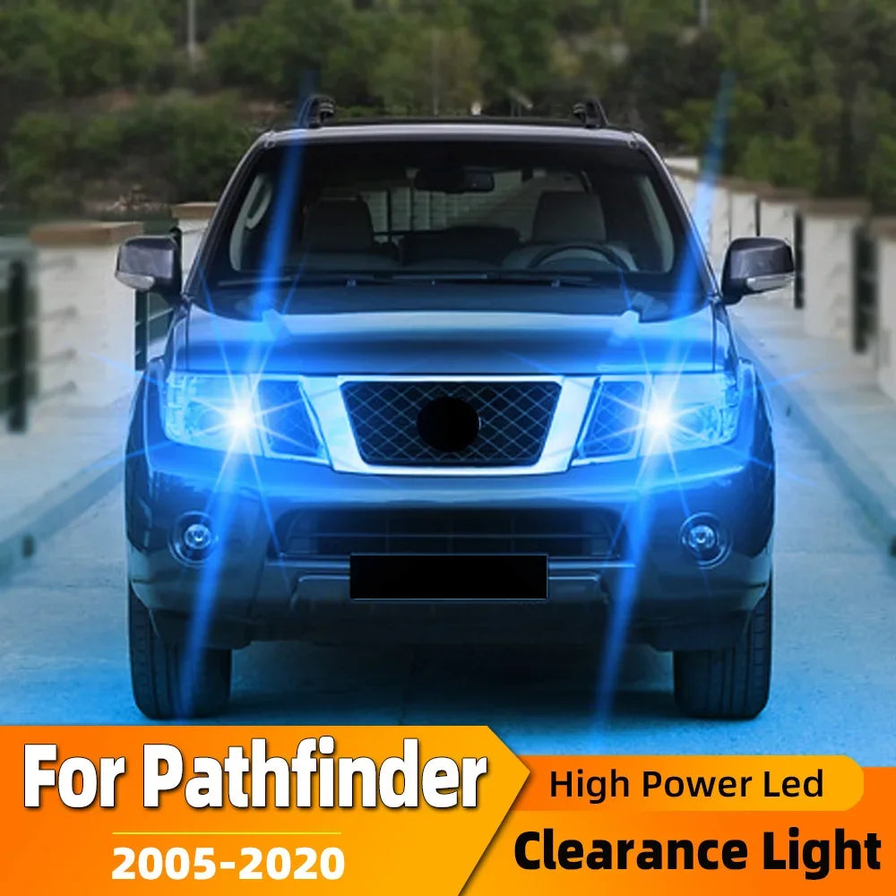 2-Piece LED Interior Light Kit for Nissan Pathfinder 3 4 R51 R52 Accessories 2005-2020 - Canbus Dome Map Door Trunk B...
