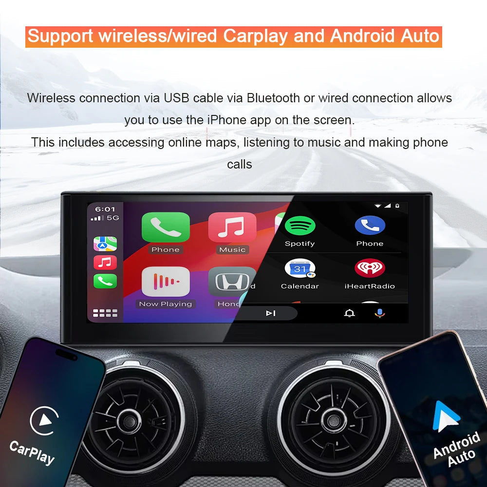 10.25INCH For Audi Q2 2018 2019 - 2021 Android 14 Auto Radio Car Multimedia Player Navi GP