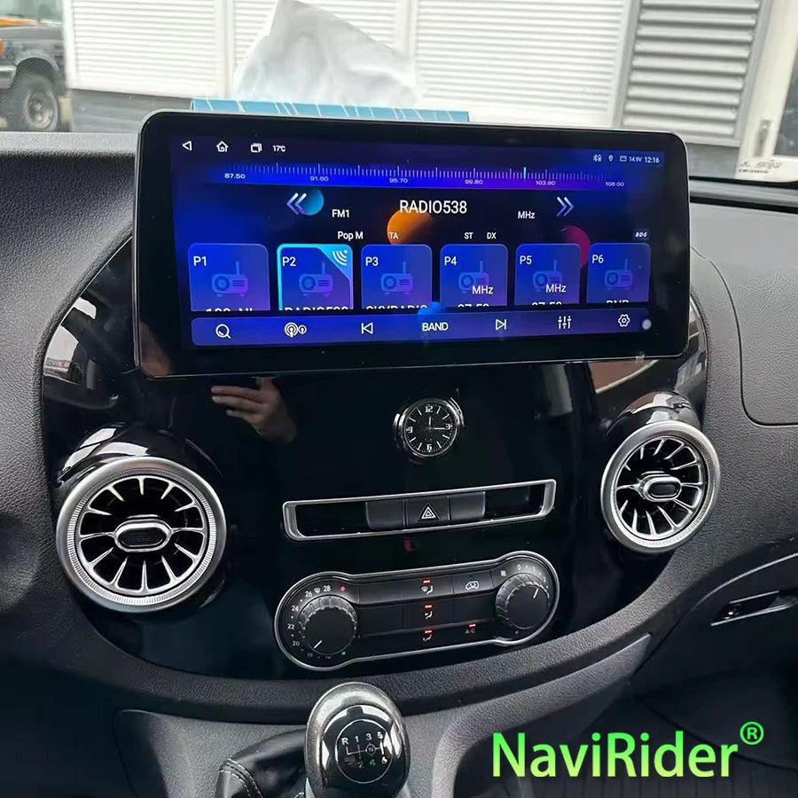 12.3" Android Screen Car Radio For Mercedes Benz Vito 116 W447 2016-2023 GPS Navigation Vi
