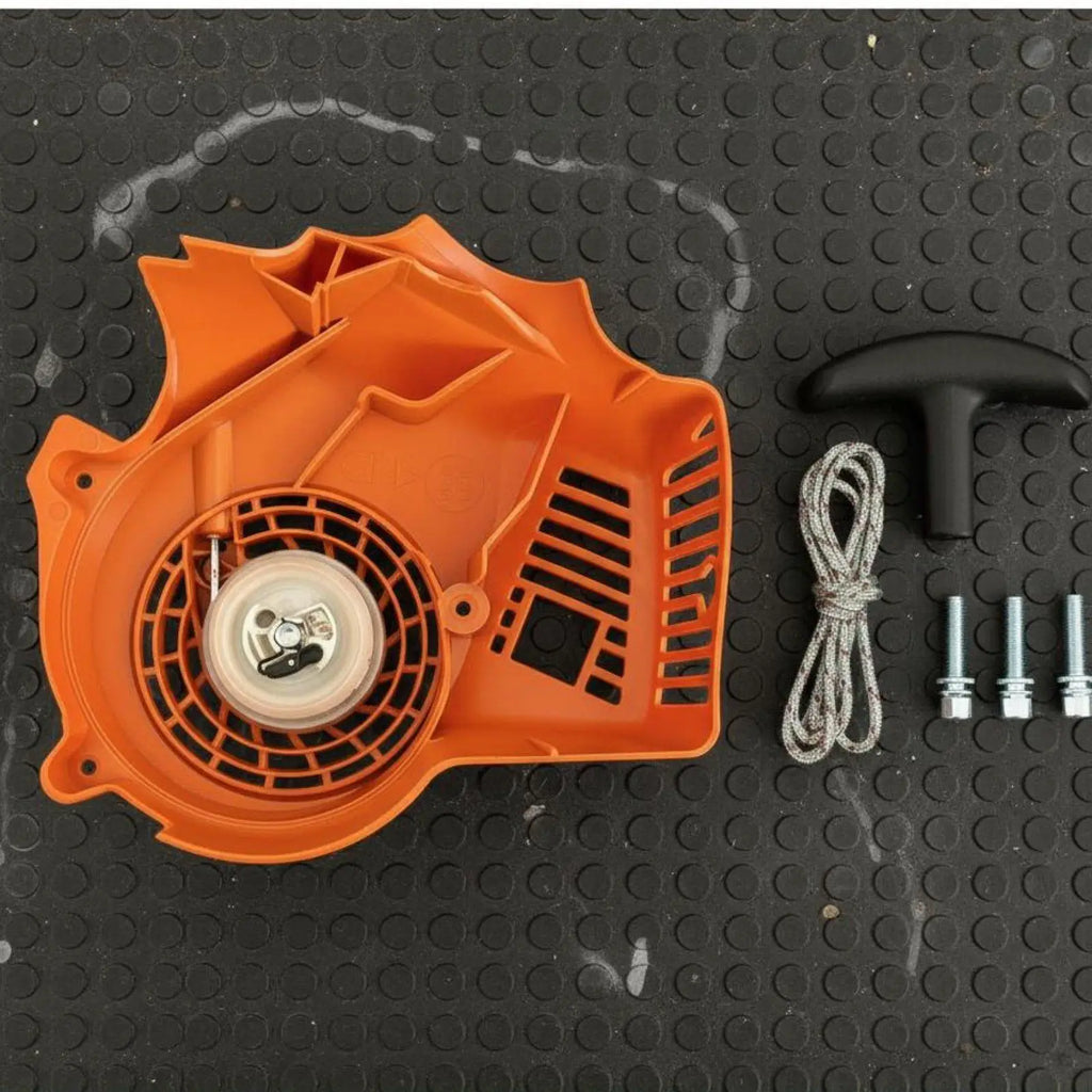 Blower Starter Pull Start Assembly Wear Resistant Engine Part for BG50 Garden Maintenance - Automotive LED Light