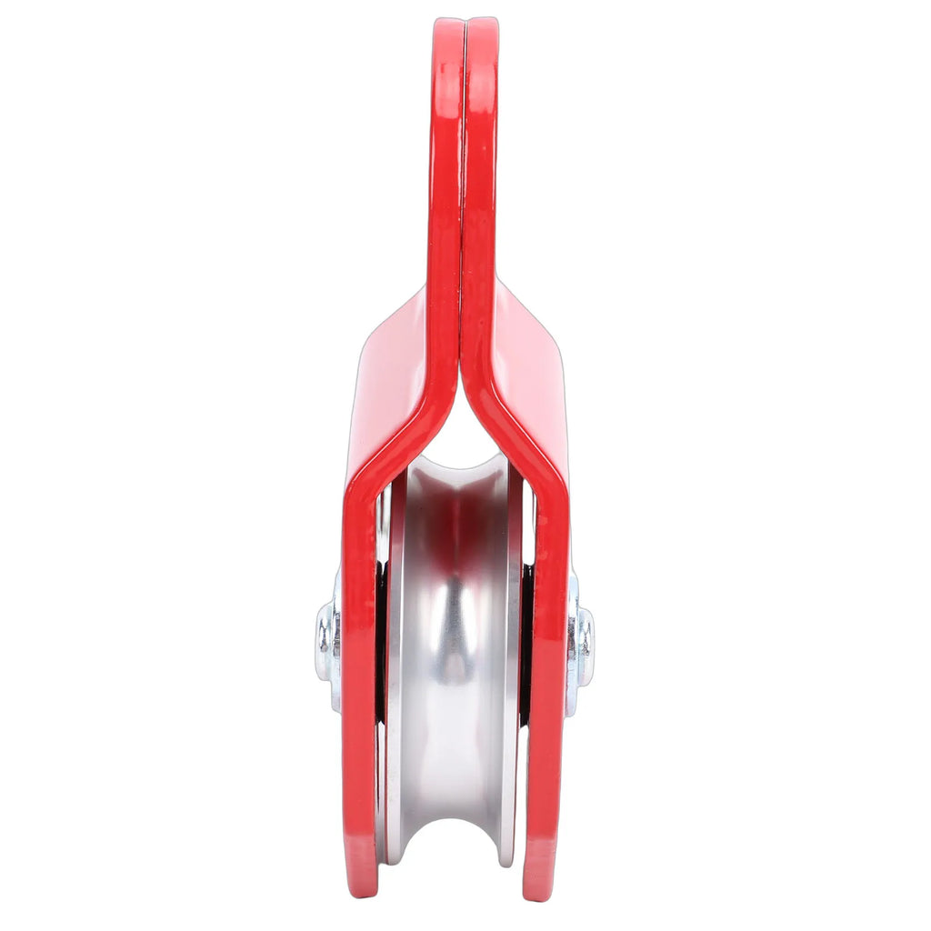 Winch Snatch Block 8 Ton Red Heavy Duty Multifunctional Towing Winch Snatch Block Pulley for Tru - Automotive LED Light