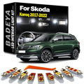 13-Piece LED Interior Light Kit for Skoda - Canbus Error-Free Interior Bulbs