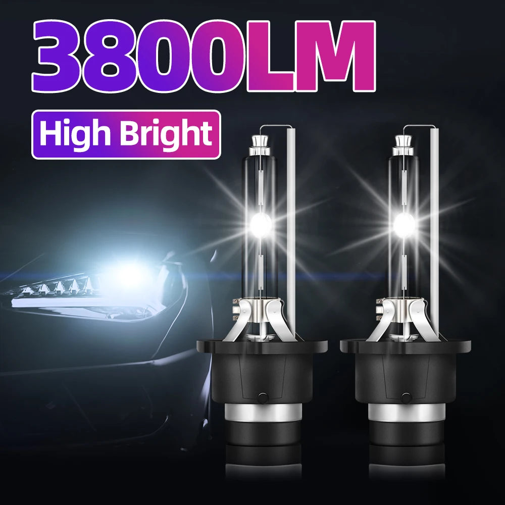 roadsun 2x 35W D1S D2S D3S D4S Xenon HID Headlight Bulbs D1R D2R D3R D4R 4300K 5000K 6000K