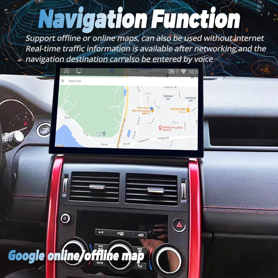 2K Screen 13'' Android 13 Car Radio For Land Rover Discovery Sport L550 2015-2019 CarPlay  | AUTOKITSHOP