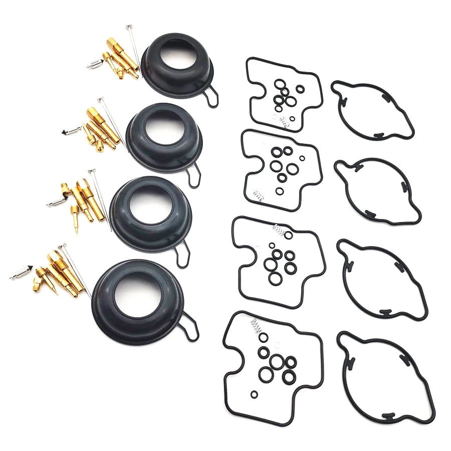 4sets/lot Carburetor Rebuild kit with diaphragm Vacuum for Honda CBR400RR NC29