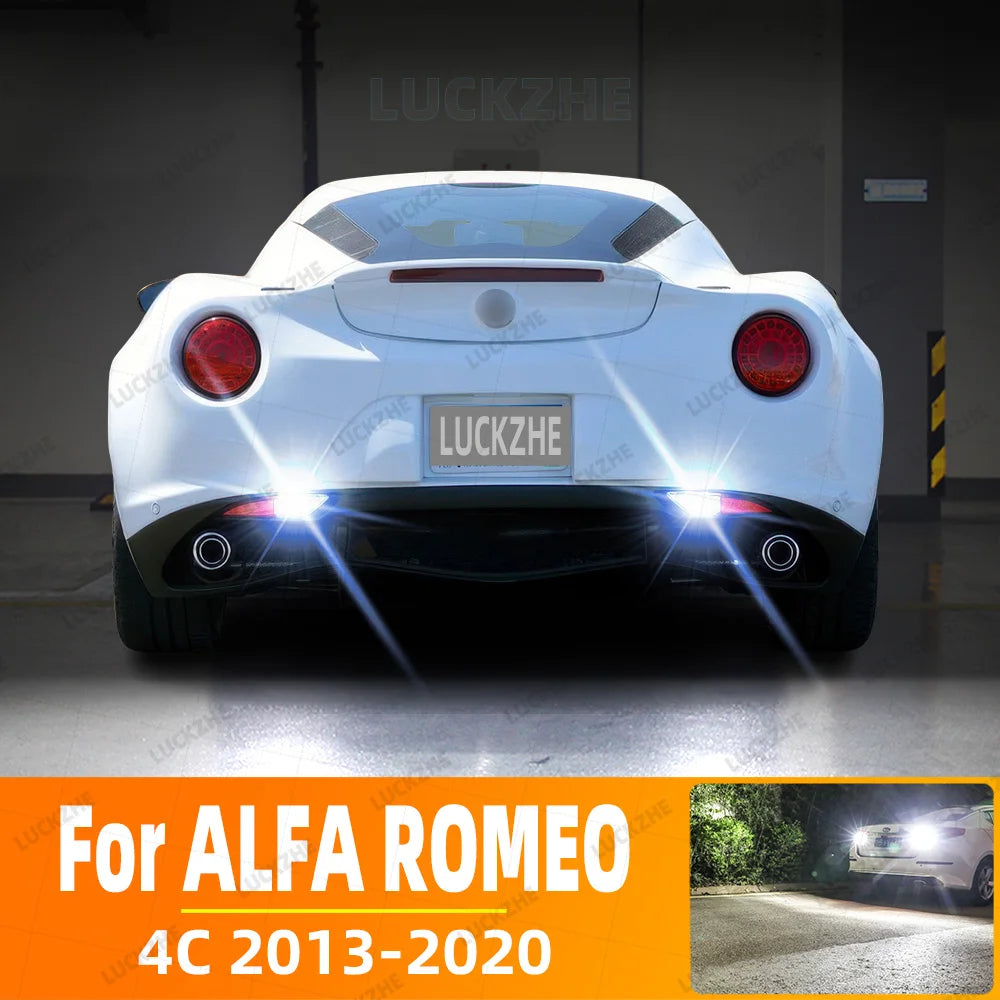 2-Piece LED Interior Light Kit for Alfa Romeo 4C Spider 2013-2015 - Canbus Dome Map Door Trunk Bulbs | AUTOKITSHOP