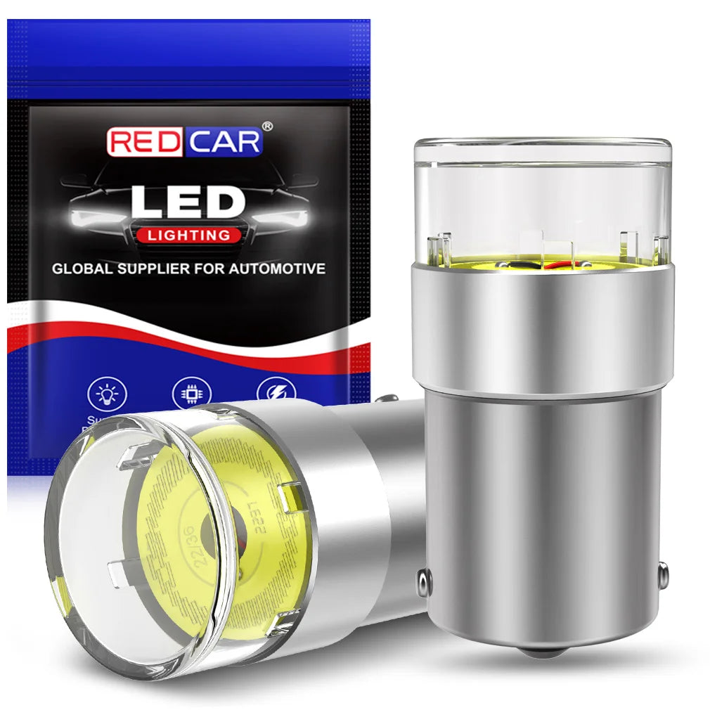 1156 BA15S P21W 1157 P21/5W BAY15D BAU15S PY21W Led Bulb COB Auto Universal Reverse Turn S