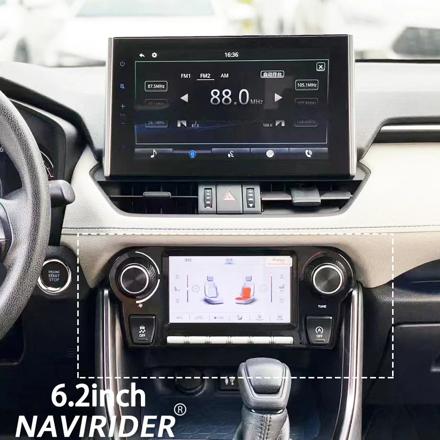 Navirider 6.2'' AC Panel For Toyota RAV4 RAV 4 XA50 2020-2024 Control NAVI Climate Air Con