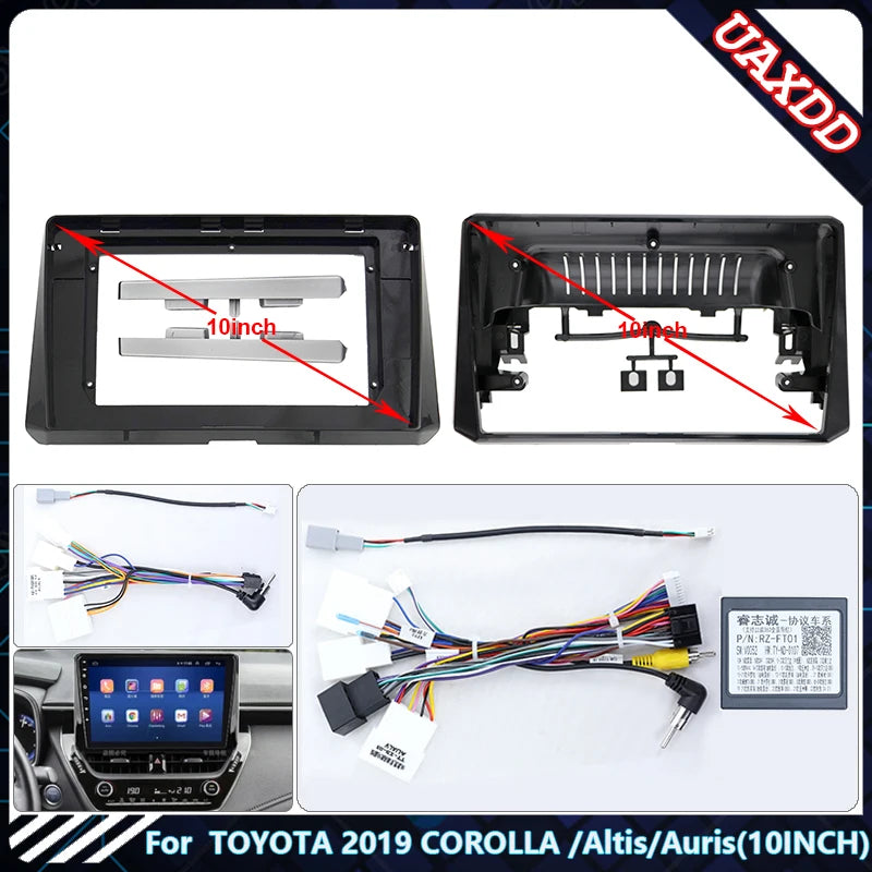 Car radio dvd MP3 MP5 Android speaker decoder Host frame For TOYOTA 2019 COROLLA /Altis/Au