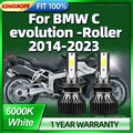 120W H7 6000K Headlight Bright White Motorcycle LED Bulbs For BMW C evolution Roller 2014