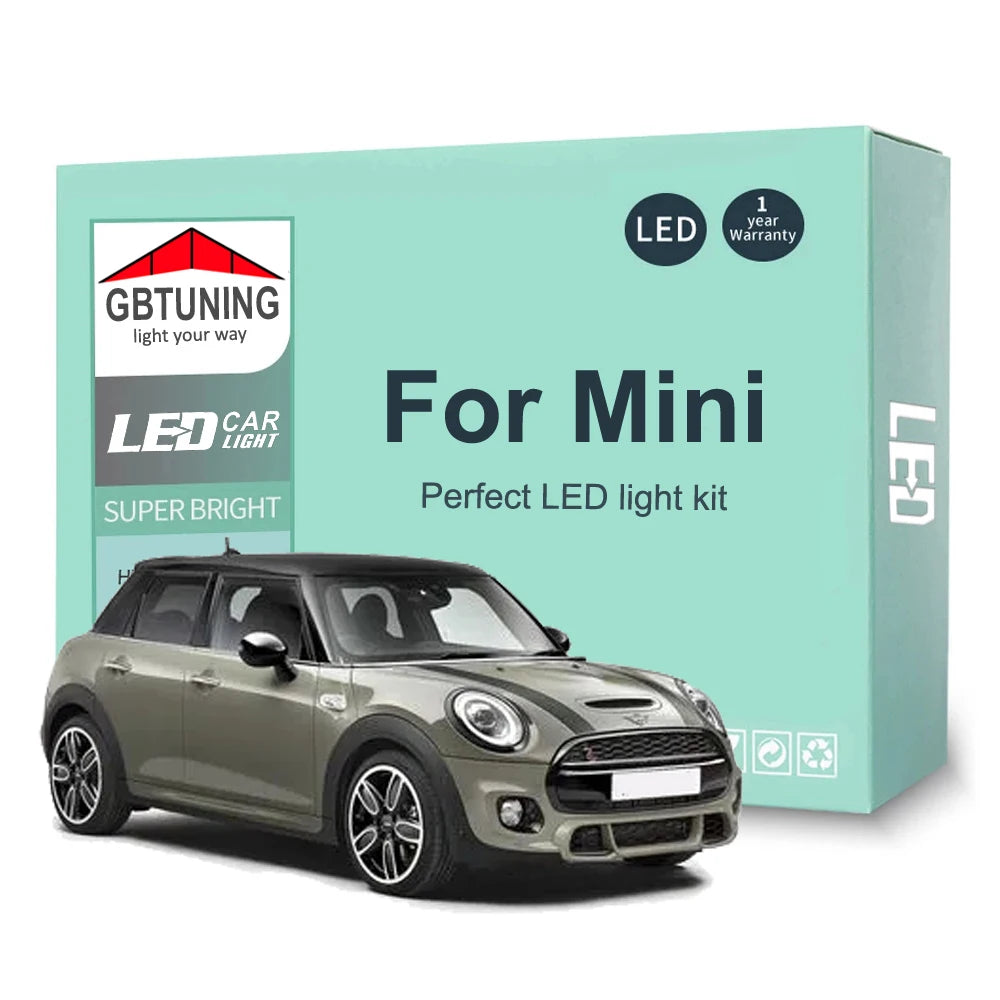 LED Interior Light Kit for Mini Roadster R59 F60 R60 Cooper R50 R53 R56 F55 F56 R58 F57 R57 R52 Clubman F54 R55 Car L...
