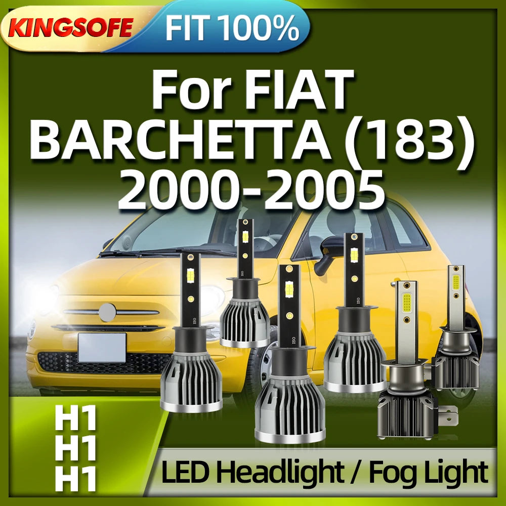 Roadsun 26000LM Car Headlight LED H1 Lamp 6000K Fog Light For FIAT BARCHETTA (183) 2000 20