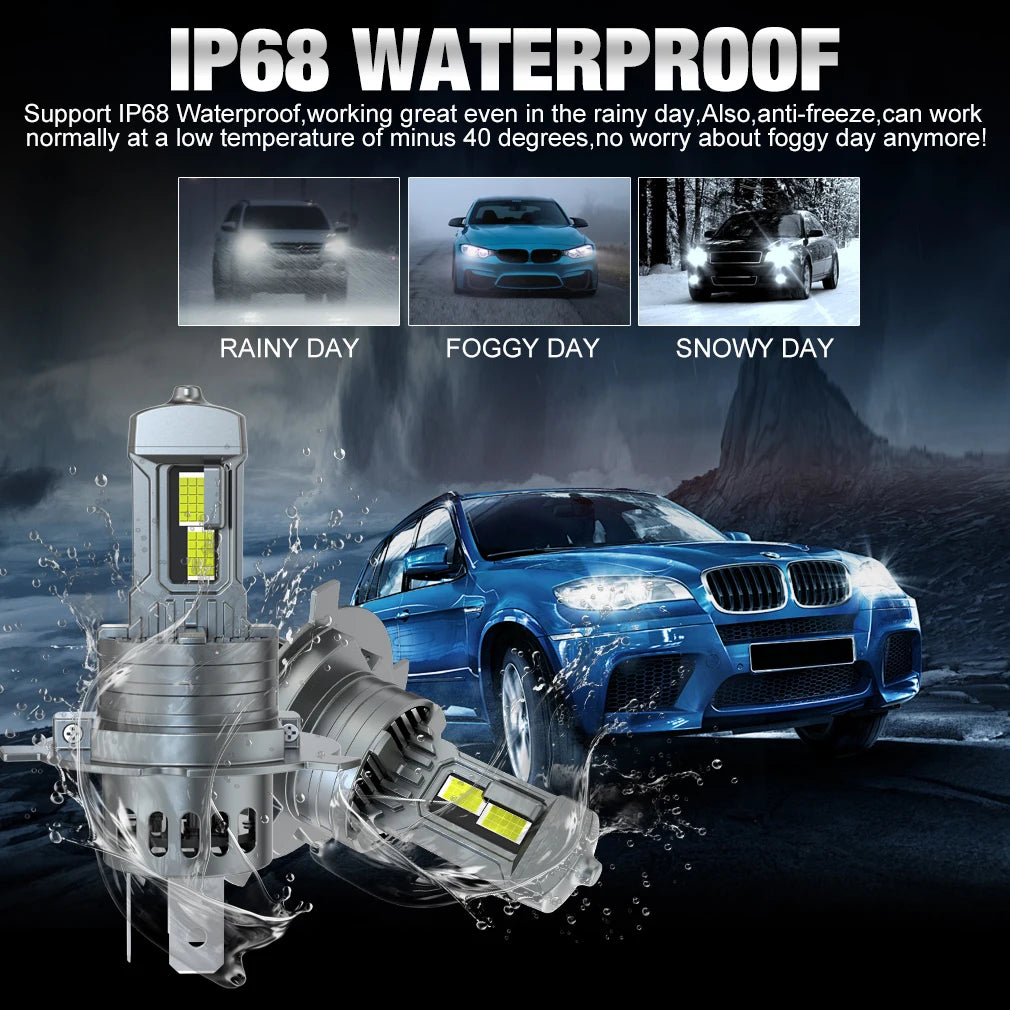 XSTORM H7 LED Light Canbus 150W 20000LM Car Headlight Bulbs 881 880 9005 9006 H11 H4 LED H
