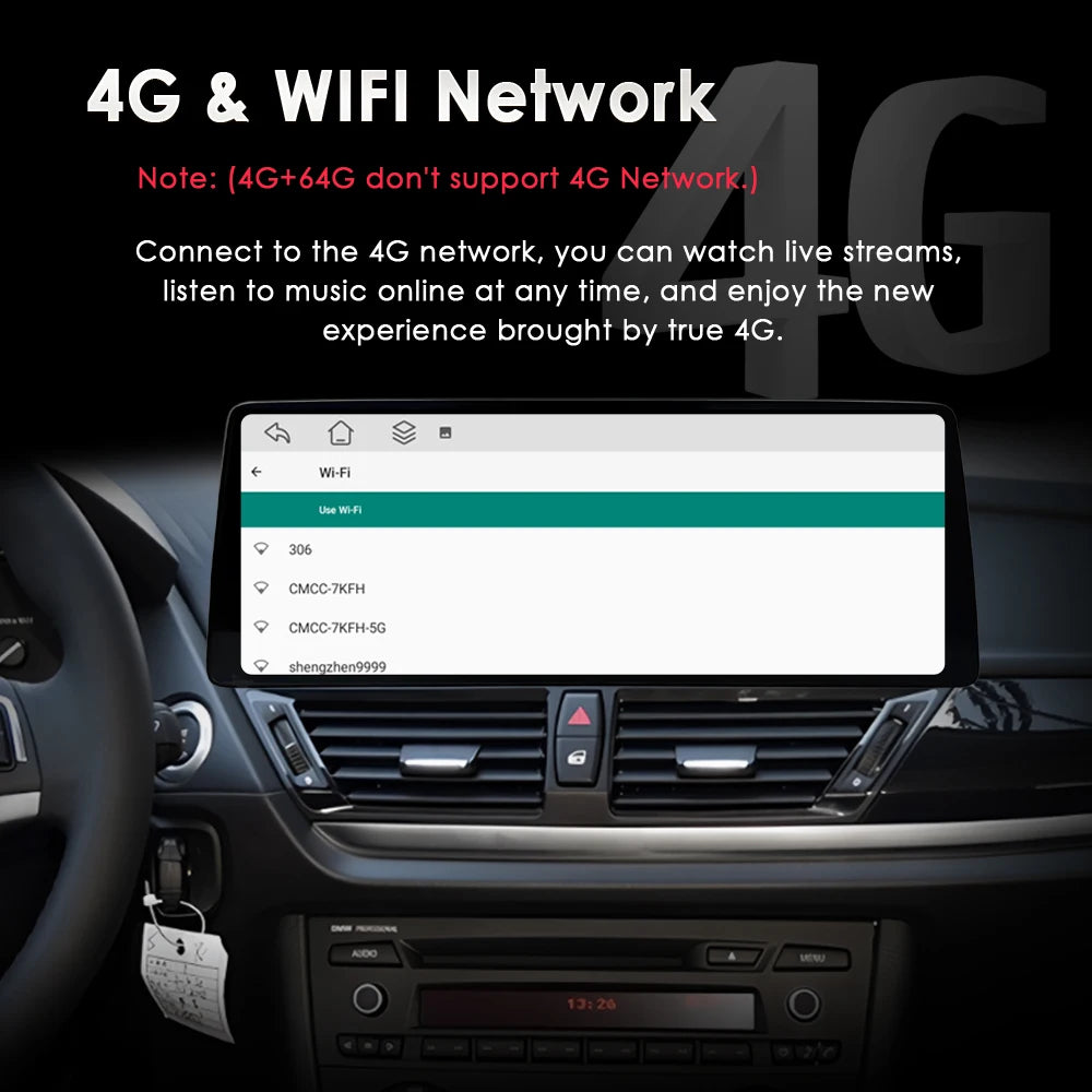 Wireless CarPlay Android Auto Multimedia Display Screen For BMW 1 Series F20 F21 F22 F23 2