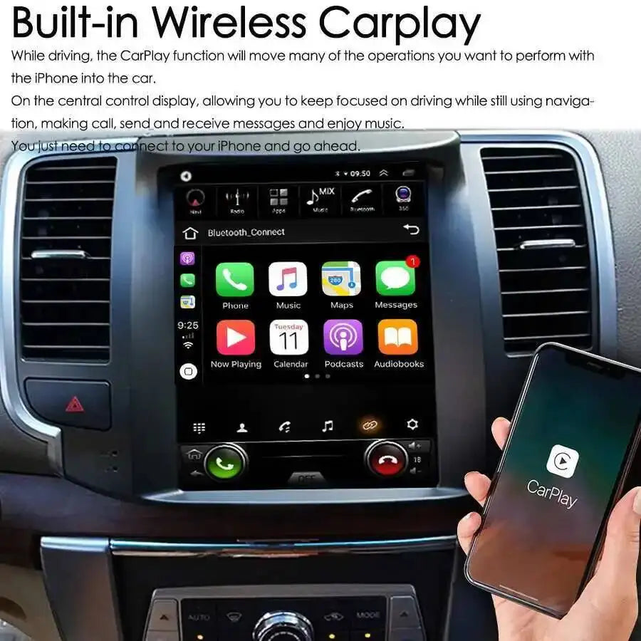 Carplay Autoradio 2 din Android 15 For Nissan Teana J32 2008 - 2013 Car Radio Multimedia V | AUTOKITSHOP