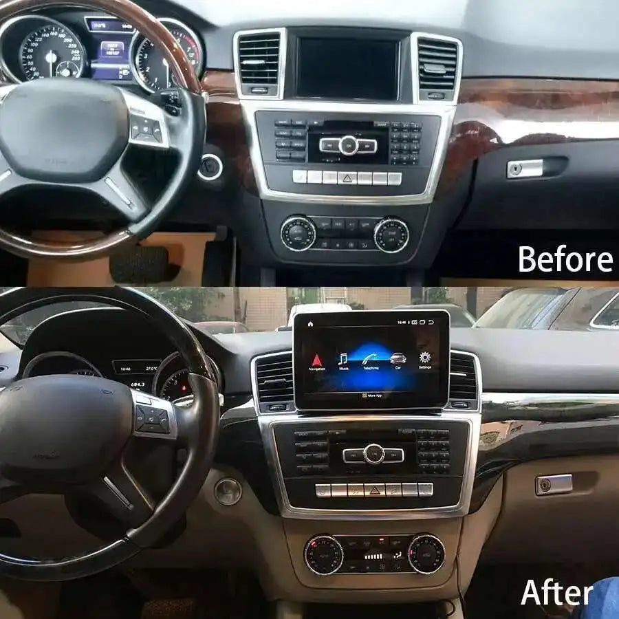Andorid 15 For Mercedes Benz ML GL W166 X166 2012-2015 Android Car Radio Stereo Multimedia
