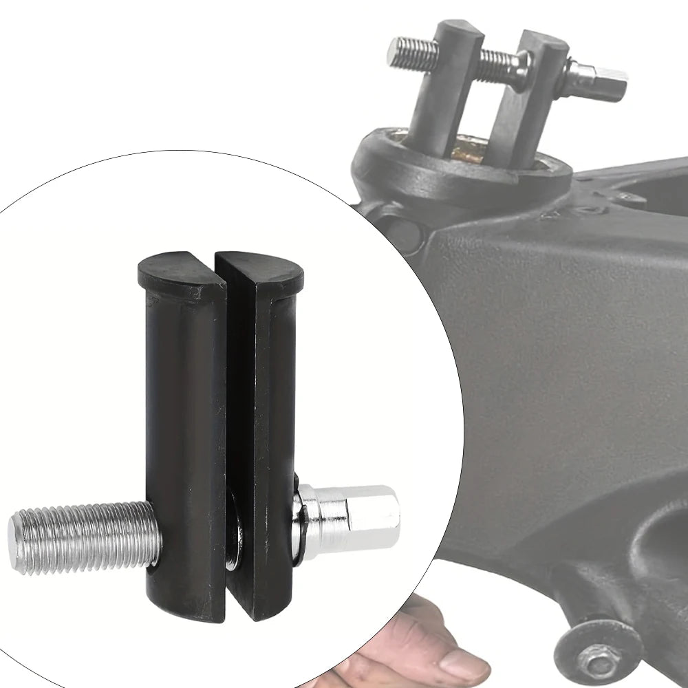 Motorcycle Steering Neck Bearing Race Remover 1‑1/8" to 2‑5/8" Inner Diameter Universal Autocycl - Automotive LED Light