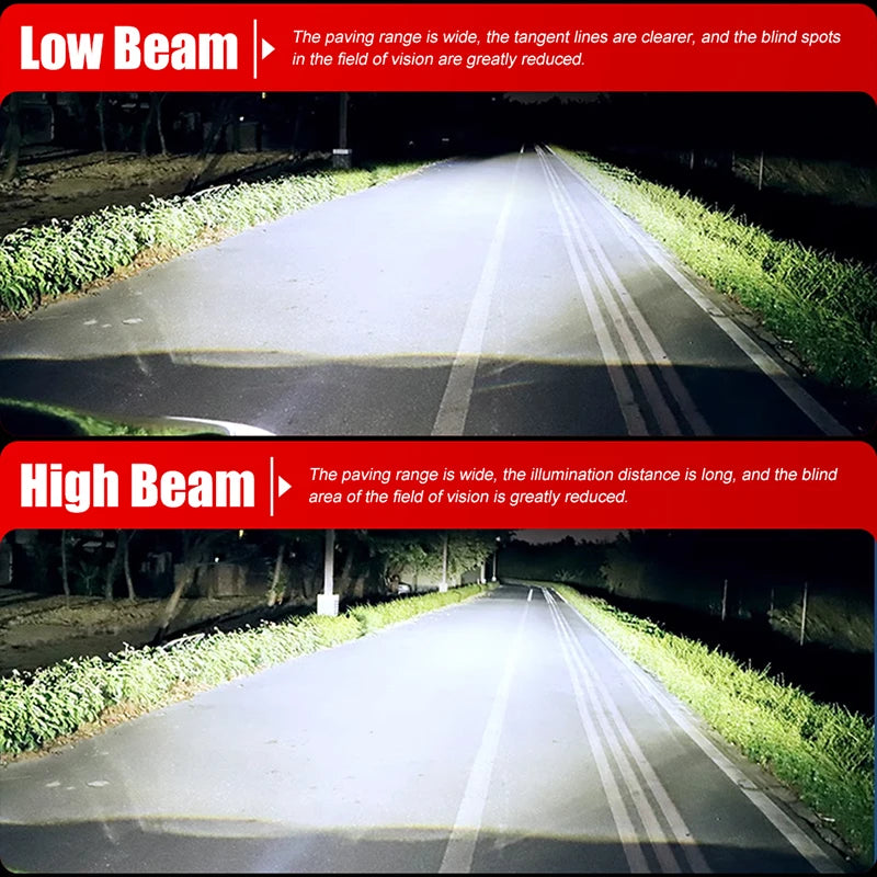 CARLitek 2X 300W 30000LM H1 LED Lights 6000K Headlight Bulb Mini Size Design Wireless For